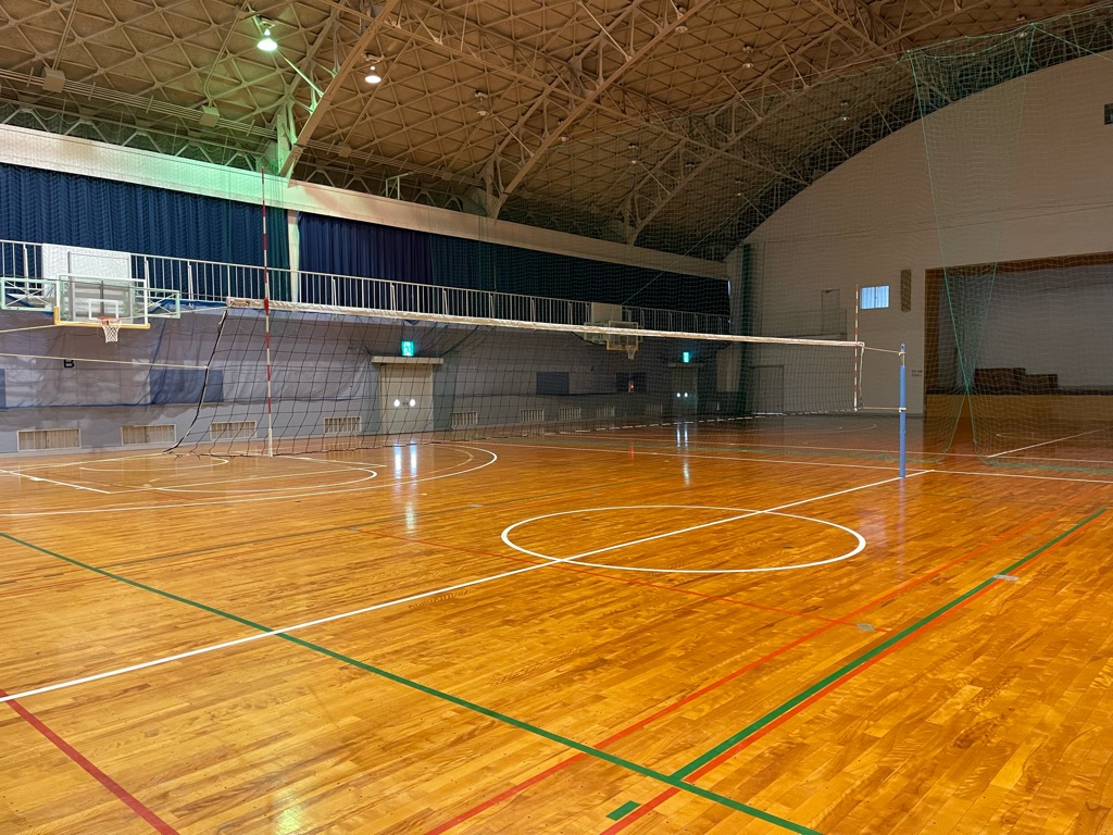 別の日の体育館